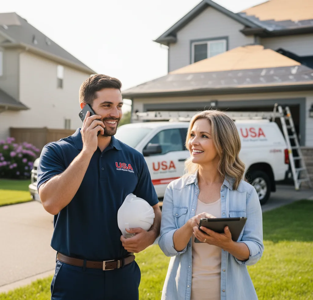 USA Roof Repair Experts customer support in Reynoldsville